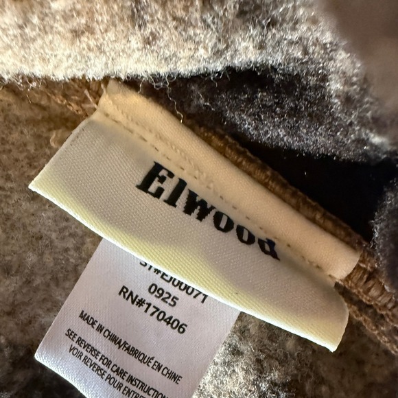 Elwood Petrol Workwear Cropped Jacket Khaki Tan Adult Small NWT - Picture 9 of 13